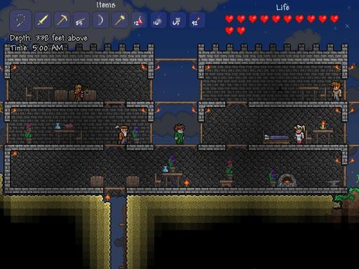 Terraria - А какой у тебя дом?